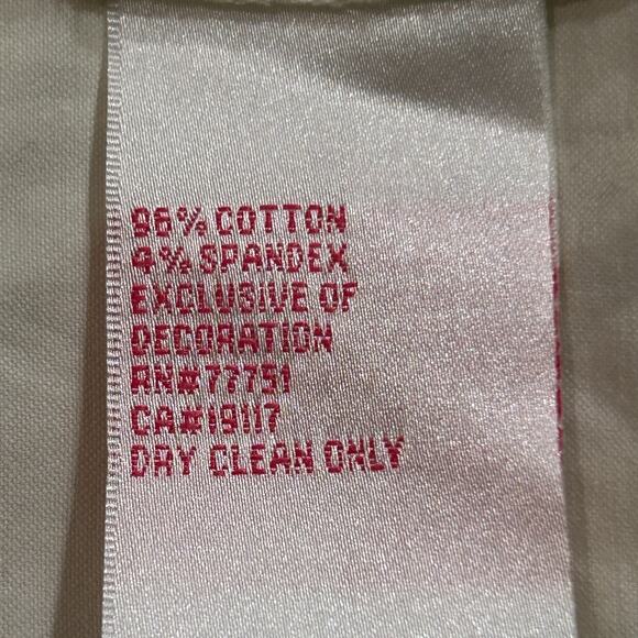 Vintage Y2K Betsey Johnson Babydoll Dress Sz 4 Floral Embroidered Pin Up Lace - Picture 12 of 13